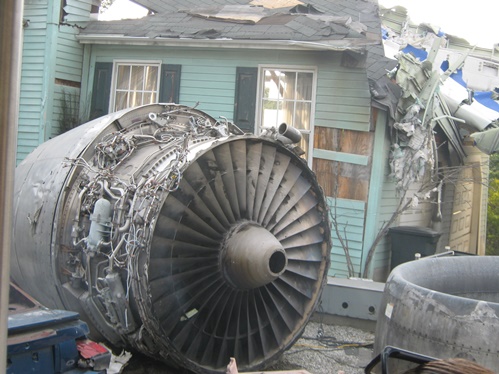 vliegcrash scene   @ Universal Studios - Hollywood